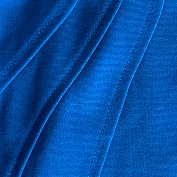 Diane Von Furstenberg Cameroon Stretch Jersey Mini Skirt Electric Blue Size 8 - Picture 4 of 14